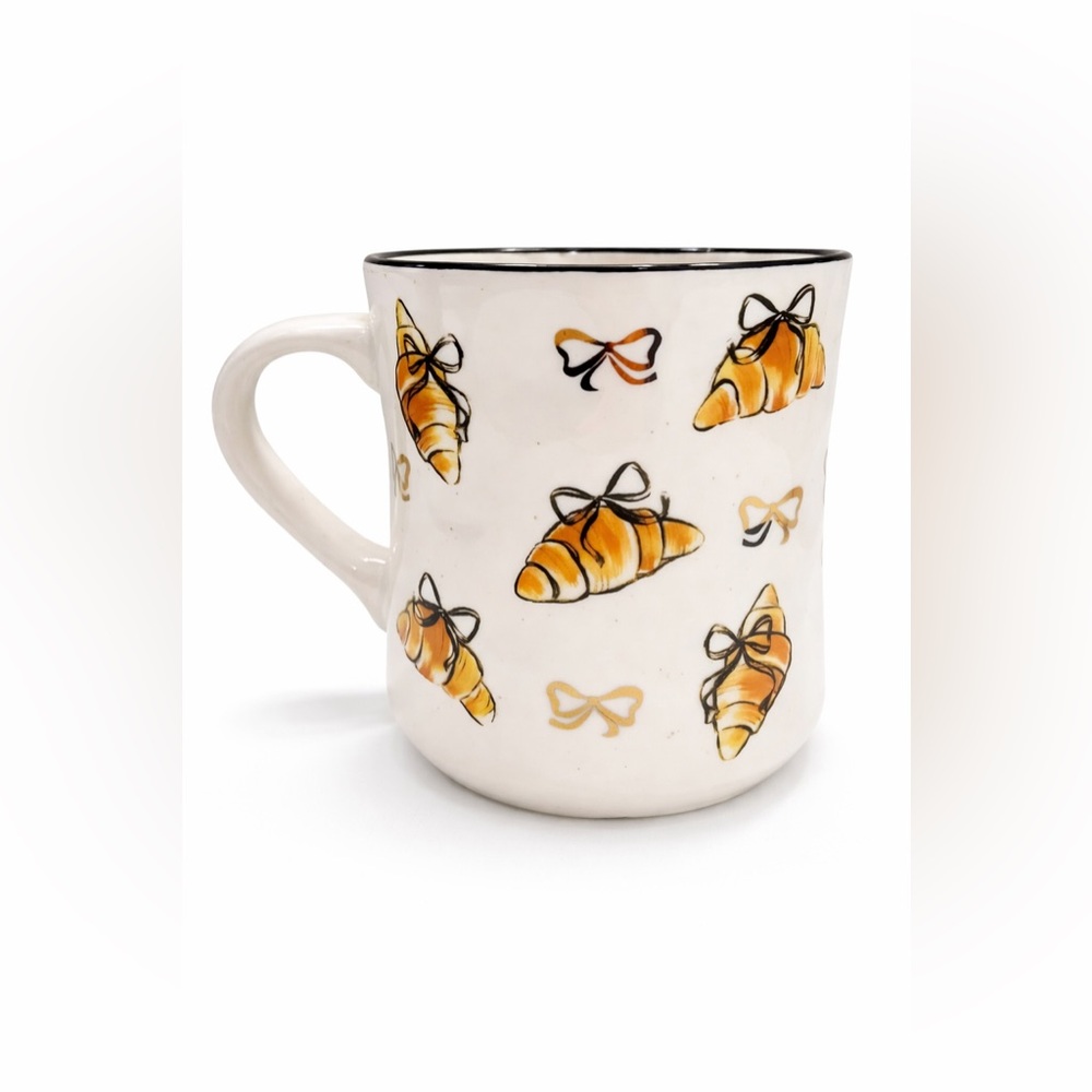 Croissants & Bows - Mug - NWOT